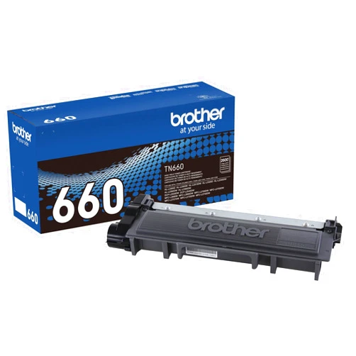 Brother TN660 High Yield Black Toner Cartridge, 2600 Page Yield, Amazon Dash Replenishment, Compatible with Multiple Brother Laser Printers