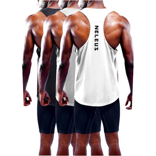 NELEUS Men's Workout Running Tank Top Sleeveless Gym Athletic Shirts