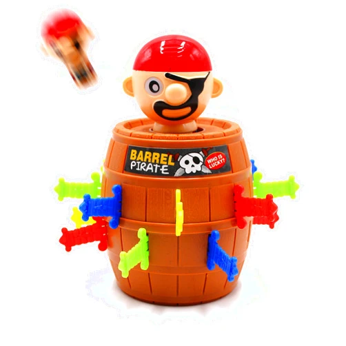 DOPHYRANIX Funny Bucket Lucky Stab Game with Breathtaking Curious and Interesting - Great Size for Travel Party Gathering