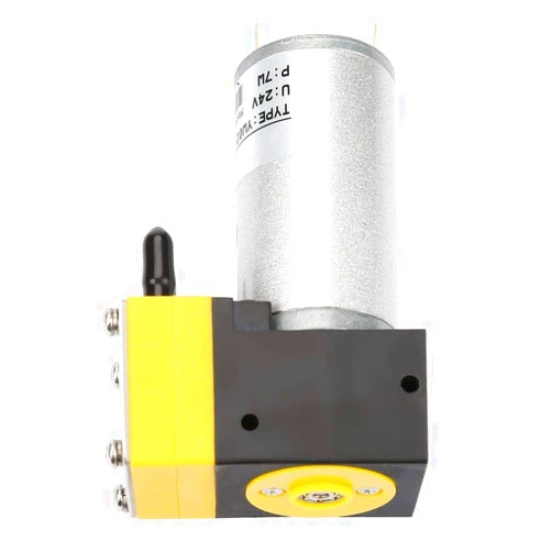 Maxmartt Diaphragm Mechanism, Diaphragm Pump Mini Diaphragm Air Compressor 24V 0.4-1L/min Miniature Diaphragm Pump Vacuum Pump for Air/Liquid
