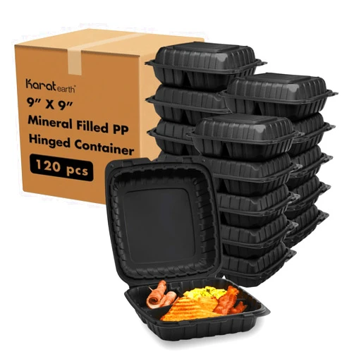KARAT EARTH Clamshell Take Out Food Containers [9