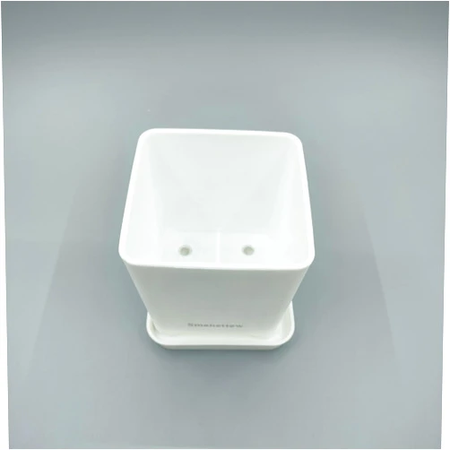 Smanettew. Smanettew Pots Square flower pot suitable for cactus florets meaty 3.5 Inch Planters with Drainage Garden Pot Flower Plant Pots