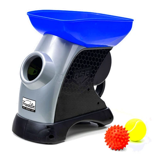 Franklin Pet Supply Co. Ready Set Fetch Automatic Tennis Ball Launcher Dog Toy - Electronic Thrower for Fetch + Playtime - Launches up to 40 Feet - Official Size