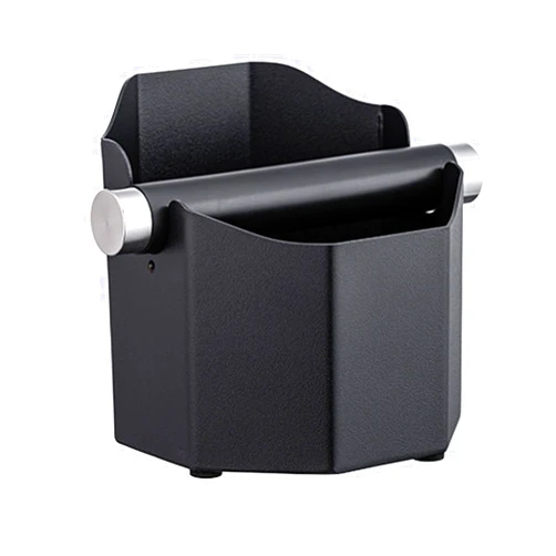 MagiDeal Espresso Knock Case Coffee Ground Container Lightweight Shock Absorbent Removable Knock Bar Espresso Bucket for Coffee Shop, Octangle