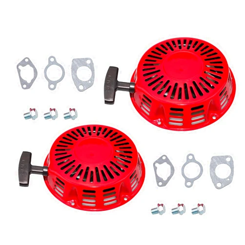 Ruma 2 Pack Pull Start Recoil Starter Assembly Compatible with Honda GX340 GX390 GX420 GX620 GX670 Harbor Freight Predator 420cc Engine Power Equipment
