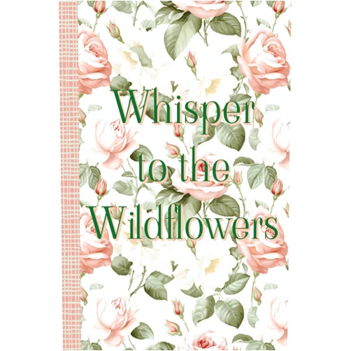 N J Doddy Whisper to the Wildflowers Composition Notebook | Cottagecore, Vintage, Botanical Aesthetic Journal | College Ruled, 6