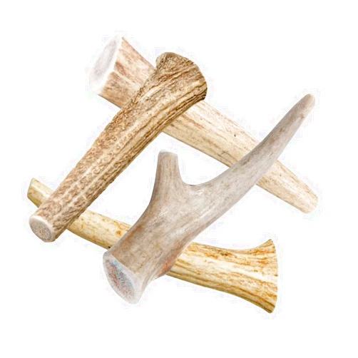 hotspot pets Deer Antlers for Dogs - 7+ Inch Large Dog Antler Chews Naturally Shed Antler Bone (4 Pack) for Large Breed Aggressive Chewers - Sourced in USA -Promotes Dental Hygiene- Rich in Calcium
