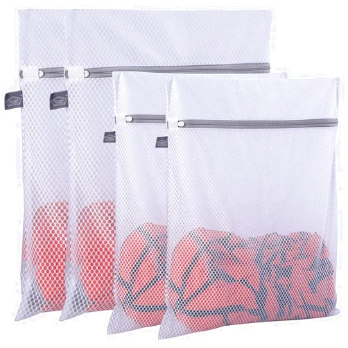 Generic 4 packs of laundry bags - Large honeycomb strong laundry bag,laundry bag for delicates, travel laundry bag, cotton clothes, sheets, shoes 2 24 x 20 inches 2 20 x 16 inches