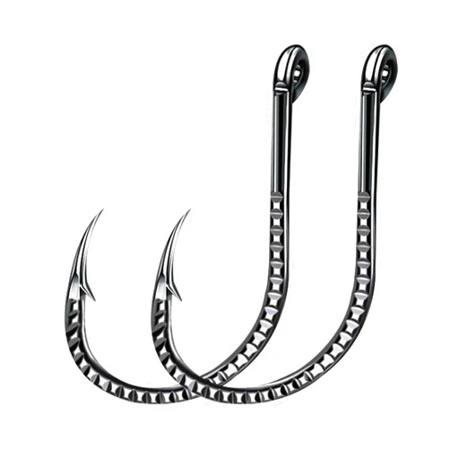 AMHDV Circle Fishing Hooks Circle Hooks Saltwater Freshwater, Dragon Scale Design Octopus Barb Fish Hook
