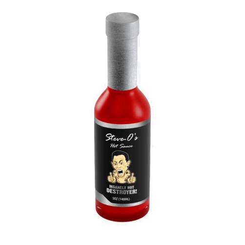 Steve-O's Hot Sauce - Destroyer Hot Sauce | With Garlic and Scorpion, Naga Jolokia, and Carolina Reaper Peppers (5 fl oz)