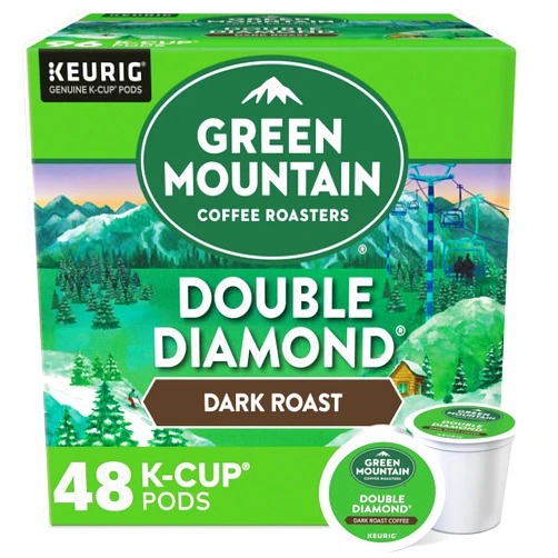 Green Mountain Coffee Roasters Green Mountain Coffee Double Black Diamond, K-Cup for Keurig Brewers, 24 Count (Pack of 2)