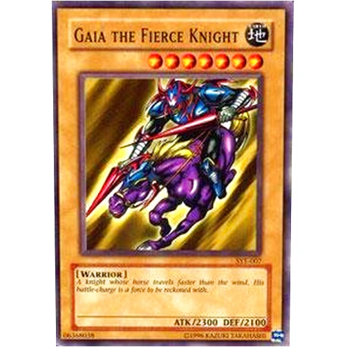 Yu-Gi-Oh! - Gaia The Fierce Knight (SYE-007) - Starter Deck Yugi Evolution - Unlimited Edition - Common