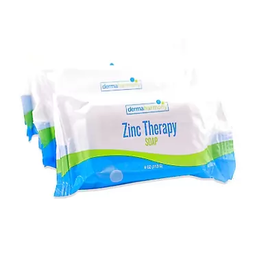 DermaHarmony Pyrithione Zinc (ZnP) Therapy Soap 4 oz Bars - 3 Pack - for Seborrhea and Dandruff