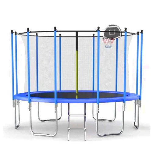SENCHO GINSYTALIOR Tranpoline 8FT 10FT 12FT 14FT 16T Recreational Outdoor Tranpoline with Safety Enclosure -Large Outdoor Tranpoline for Adults/Kids Net-Jump Recreational Tranpoline for Kids,Capacity 300-1000lbs