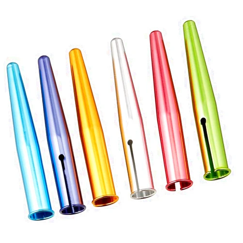 Kutsuwa HiLine Pencil Cap, Pack of 6, Assorted Metallic Color (RB016)