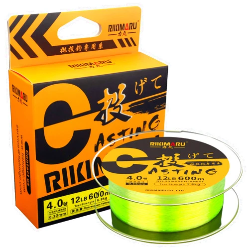 RIKIMARU Premium Monofilament Fishing Line-Strong and Abrasion Resistant Mono Line-Superior Nylon Material Fishing Line