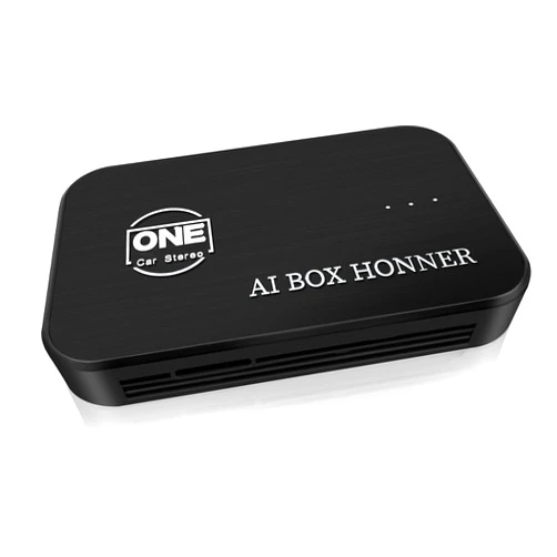 One Car Stereo OneCarStereo CarPlay Ai Box and Android Auto Wireless Adapter Dongle Support YouTube Netflix, Magic CarPlay Box Download Apps with WiFi, Multimedia Video Box Built-in GPS BT HDMI