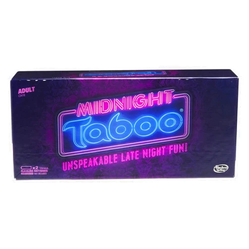 Hasbro Gaming Midnight Taboo Game, Board Game for Adults, Fun and Hilarious Adult Party Game, Game of Unspeakable Late-Night Fun
