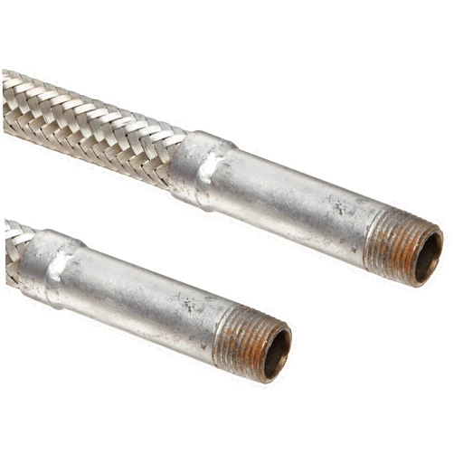 Hosemaster Hose Master Annuflex Stainless Steel 321 Flexible Hose Assembly, 3/8