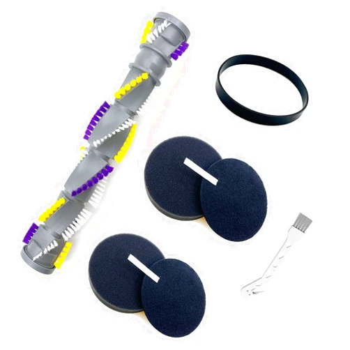 CauYien Replacement Parts Compatible with Bissell Cleanview Swivel Pet Crosswave 2252 2486 2488 2489 2253 2254 2258 Vacuum Cleaner 1 Brush Roll,1 Belt and 2 filters