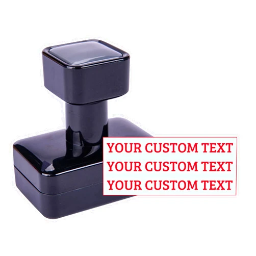 LLmohanzm Custom Stamp - Custom Address Stamp、Book Stamp -Up to 3 Lines - 5 Color Choices and 10 Font Choices (Medium)