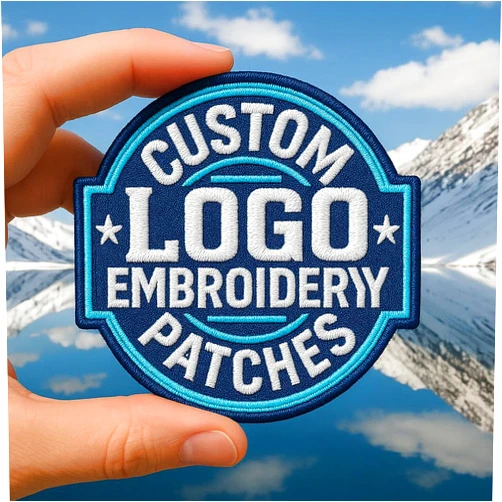 Cilora Pack of 2 Custom Embroidery Patch, Personalized Embroidered Logo Design for Jacket, Hat, Back Pack, Denim, Uniform, Tshirt, Hoodies (Upload Your Design)