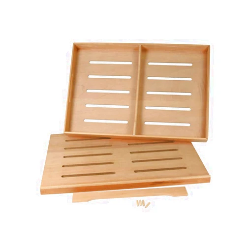QUALITY IMPORTERS TRADING COMPANY Additional Shelf Kit for HUM-2000 Towers, Spanish Cedar, 1 Tray, 1 Shelf, 1 Divider, 4 Pegs