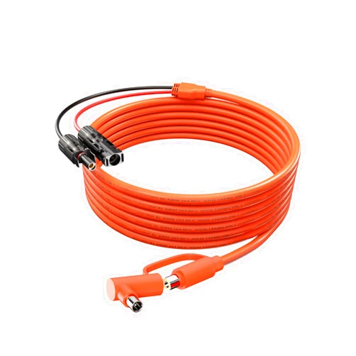 Tonton Solar Connector to DC 8mm Adapter Cable, 2M 6FT 12AWG+14AWG Solar Cable with DC8020/7909 for Jackery Explorer 160 240 500 1000 GZ Yeti BLUETTI Portable Power Station, Solar Generator, Solar Panel
