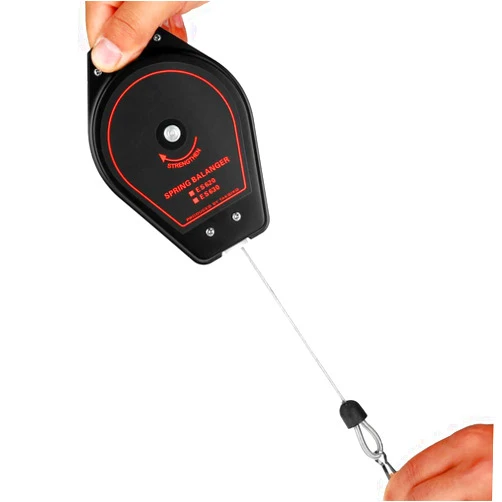 Tgoon tool sumake spring balancer 19×10×4 new spring balancer retractable tool hanger capacity 0.6~2.0kg es620 black