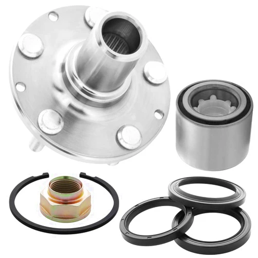 QJZ BR930577K - REAR Wheel Hub Bearing Assembly with Repair Kit Compatible With [Subaru] 1993-2007 Impreza, 1998-2008 Forester, 1992-1999 Legacy [See Description for Fitment]