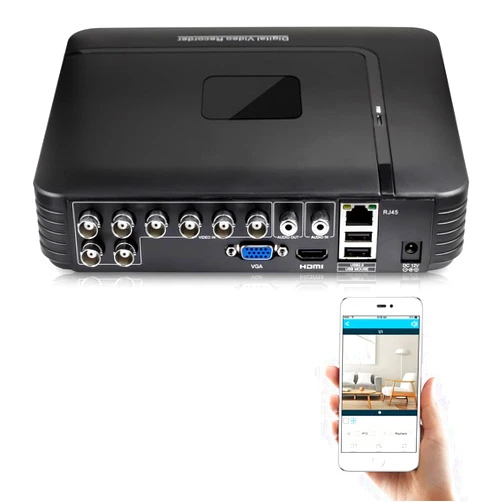Mbangde 1080P 8CH Surveillance DVR Recorder H.264+ Standalone 5-in-1 CCTV Digital Video Recorder DVR for Security Camera Home Surveillance System, Mobile APP & PC Remote (No Hard Drive)
