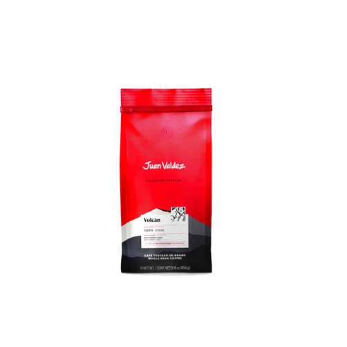 Juan Valdez Volcan Whole Bean Coffee 16 oz, Premium Line, Strong Colombian Coffee with a Harmonious Subtle acidity, Notes of Sweet caramel, and Dark Chocolate Finish, Certified Humane, Rainforrest, Halal, Kosher, BASC, OEA