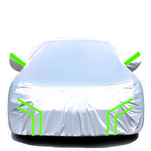 Generic Car Cover Compatible with Audi A3 Sportback e-tron 2013-2024,Heat-Insulating, dust-Proof, Sun-Proof, All-Weather Protection Outdoor car Cover (Silver Green)