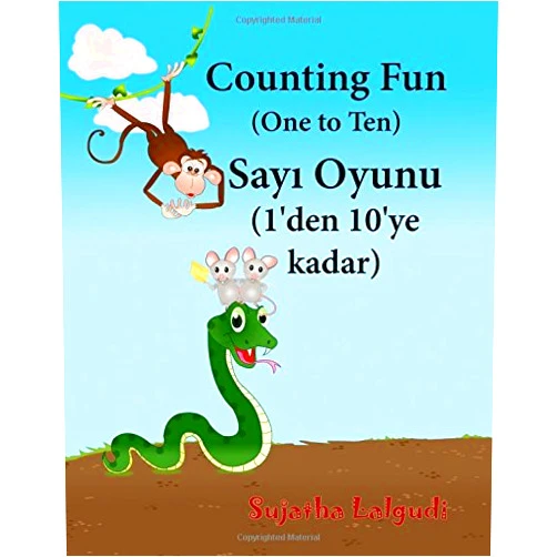 Sujatha Lalgudi Children's Turkish book: Counting Fun: Turkish books for children. Baby Turkish book. Children's Picture Book English-Turkish (Bilingual Edition), ... for children) (Volume 2) (Turkish Edition)