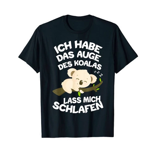 Koala Tshirt Für Kinder Damen Mädchen Koalabär Süß Koala gift bag, sleeping pyjamas, saying, cuddly toy T-Shirt