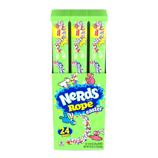NERDS Hoppin' Rope, Springtime Easter Candy, 0.92 oz (Pack of 24)