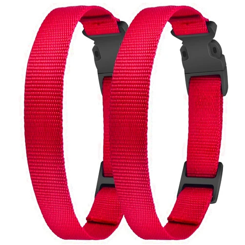 PetJoy Shock Collar Replacement Collar Strap, 2 Piece Replacement Collar for Dogs, Reflective Dog Collars (Adjustable 8-27 Inches)
