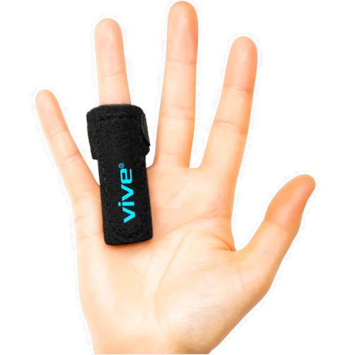 Vive Trigger Finger Splint - Support Brace for Middle, Ring, Index, Thumb and Pinky - Straightening Curved, Bent, Locked Stenosing Tenosynovitis Tendon Lock Release Knuckle Stabilizer - HSA/FSA