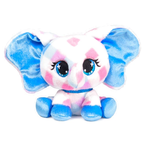 GUND P.Lushes Pets Juicy Jam Collection, Lauren L’Phante Elephant Stuffed Animal, Pink/Blue, 6”