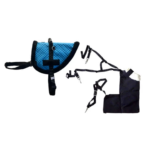 Equitem Miniature Quilted Vest/Pad with Bun (Poop) Bag for Therapy Miniature Horse