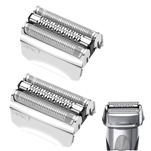 Colorski Series 7 70S Replacement Head Electric Shaver blade Compatible with Braun Series 7 Shavers 720cc, 730cc, 735s, 750cc, 760cc, 790cc, and 795cc Shaver（2 pack）