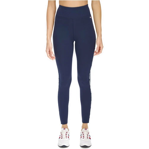 Tommy Hilfiger Women's Logo Tape High Waist Performance Legging