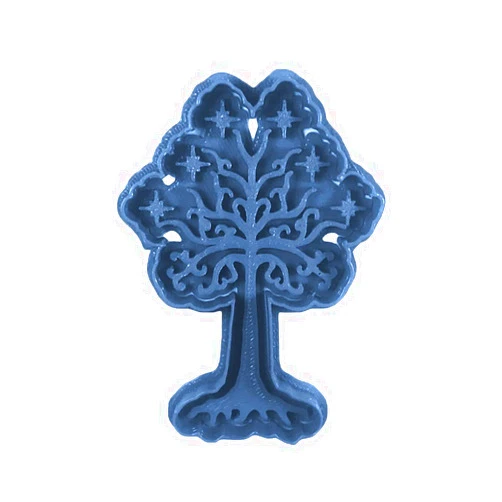 Cuticuter Gondor Tree Cookie Cutter The Lord of the Rings, Blue