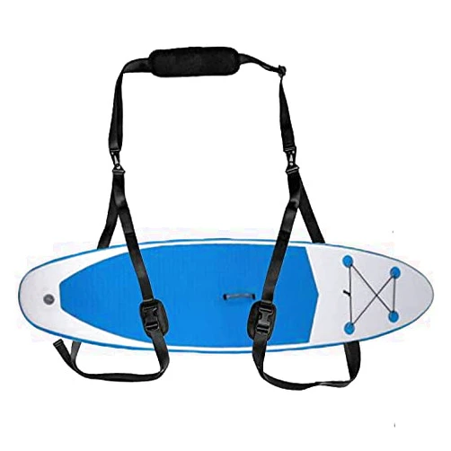 DEEALL Kayak Carry Strap Portable Stand up Surfboard Shoulder Strap Paddleboard Canoe SUP Carring Strap Adjustable Nylon Carry Belt