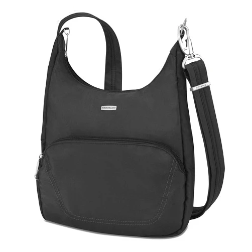 Travelon Anti-Theft Classic Essential Messenger Bag, Black