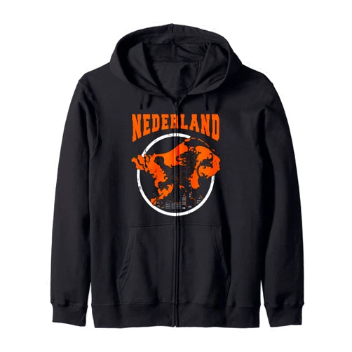 Niederländische Flagge Groningen Niederländisch Netherlands Amsterdam Flag Friesland Zeeland Zip Hoodie