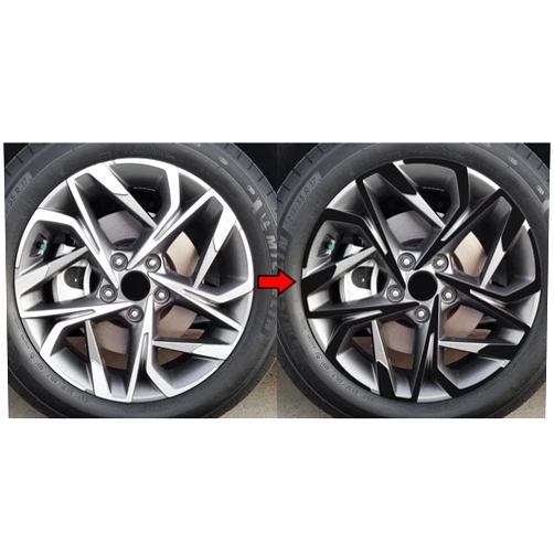 SlickMod Chrome Delete Blackout Vinyl Overlay for 2020-2022 Hyundai Sonata 17