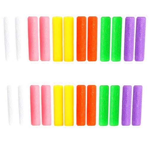 KISEER 24 Pcs Colorful Orthodontic Aligner Chewies for Aligner Chompers Aligner Trays Seaters, 6 Color