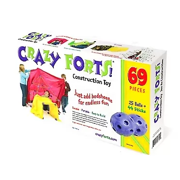 Crazy Forts, Purple, 69 Pieces