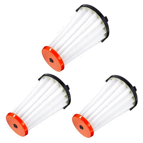 HASMX Vacuum Filter E2 Replacement for Electrolux Ergorapido EL2000 Stick Vacs & Rapido EL800 Hand Vacuums, Vacuum Cleaner Filter Replaces Part Numbers: E2, Style 2, EF144, EL65521, EL65521A (3-Pack)